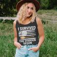 Proud Adult Spoon Survivor I Survived The Wooden Spoon Unisex Tank Top