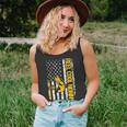 Reel Cool Nonno Fishing Dad Joke Usa Flag Fathers Day Unisex Tank Top