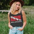 Retro Dive Galapagos Scuba Diver Vintage Dive Flag Diving Unisex Tank Top