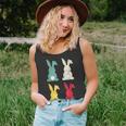 Retro Easter Bunny Vintage Colorful Rabbit Cute Happy Easter Unisex Tank Top