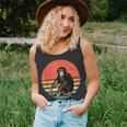 Retro Vintage Chimpanzee Monkey Wild Forest Animal Unisex Tank Top