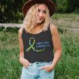 Ribbon World Down Syndrome Day V2 Unisex Tank Top