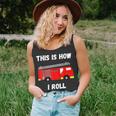 This Is How I Roll Firetruck Fire Fighter Truck Engine Unisex Tank Top