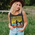 Vintage I Like Dogs And Karate And Maybe 3 People Funny Gift Unisex Tank Top