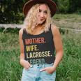 Vintage Mutter Frau Lacrosse Legende Retro Lacrosse Mädchen Tank Top