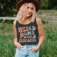 Weird Moms Build Character Funny Mothers Day Unisex Tank Top