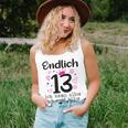 13 Geburtstag Mädchen Endlich 13 Jahre Tank Top