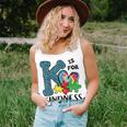 Autism Awareness K Is For Kindness Puzzle Piece Be Kind Unisex Tank Top