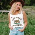 San Diego California Beach Flag Bear Surf Ca Vintage Unisex Tank Top