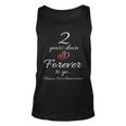 2 Years Down Forever To Go Happy 2Nd Anniversary Gift Unisex Tank Top