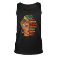 Black Queen Lady Curly Natural Afro African American Ladies  V5 Unisex Tank Top