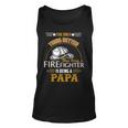 Firefighter Fireman Dad Papa Fathers Day Cute Gift Idea Unisex Tank Top