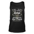 42. Geburtstag Herren Unisex TankTop Vintage 1981 Mann Mythos Legende