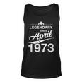 50 Geburtstag 50 Jahre Alt Legendär Seit April 1973 V4 Tank Top