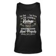 62. Geburtstag Herren Unisex TankTop Vintage 1961, Mann Mythos Legende