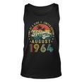 Awesome Since August 1964 Vintage 58Th Birthday For Men Unisex Tank Top