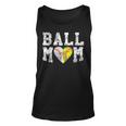 Ball Mom Baseball Softball Heart Sport Lover Funny Unisex Tank Top