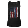 Best Bonus Dad Ever Us Flag Step Father Fathers Day Tank Top