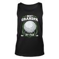 Best Grandpa By Par Golf Papa Grandfather Pop Dad Golf Tank Top