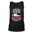 Dad Bod Drinking Team American Us Flag Vintage Fathers Day Unisex Tank Top