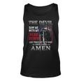 Devil Saw Me With My Head Thought Hed Won Until I Said Amen Tank Top