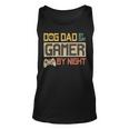 Dog Dad By Day Gamer By Night Vintage Fathers Day Unisex Tank Top