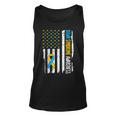 Down Syndrome Awareness American Flag T21 Down Syndrome Unisex Tank Top