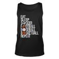 Eat Sleep Soccer Football Baseball Basketball Repeat Unisex Tank Top