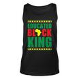 Educated Black King African American Melanin Black History Unisex Tank Top