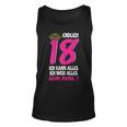 Endlich 18 Unisex TankTop für Damen, Lustiges Volljährig Mädchen Geburtstagsshirt