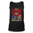 Father And Veteran Nothing Scares Me Relatives Veterans Dad Unisex Tank Top