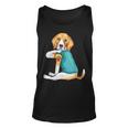 Fathers Day Gift Funny Dog Dad Beagle I Love Dad Tattoo Unisex Tank Top