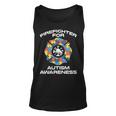 Firefighter Autism Merch - Best Gifts For Firefighters Unisex Tank Top