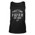 Mens First Time Papaw Est 2023 Fathers Day Soon To Be Papaw Tank Top