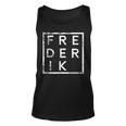 Frederik Unisex TankTop Personalisiert, Vintage Namensaufdruck