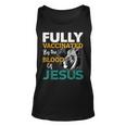 Fully Vaccinated By The Blood Of Jesus Lion Faith Christian Unisex Tank Top