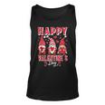 Funny Cute Gnomies & Hearts Happy Gnomes Valentines Day Unisex Tank Top
