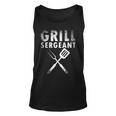 Funny Fathers Day Gift Grill Sergeant Grilling Dad Vintage V2 Unisex Tank Top