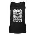 Herren Biker Papa Unisex TankTop, Motorrad Spruch für Väter