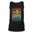 Herren Vatertag Biker Vater Ehemann Mountainbike Legende Tank Top