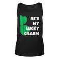 Hes My Lucky Charm Funny St Patricks Day Couple Unisex Tank Top