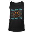 Hippie Face Cool Dads Club Retro Groovy Fathers Day Funny Unisex Tank Top