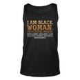 I Am Black Woman Educated Black History Month Melanin Blm Unisex Tank Top