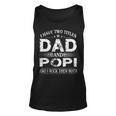 I Have Two Titles Dad And Popi And I Rock Them Both Unisex Tank Top
