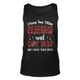 I Have Two Titles Grandad And Cat Dad Fathers Day Family V2 Unisex Tank Top