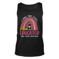 I Have Two Titles Mom And Educator Mothers Day Rainbow Unisex Tank Top