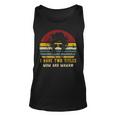I Have Two Titles Mom And Mamaw Rad Cat Mom Unisex Tank Top