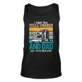 I Have Two Titles Trucker And Dad And Rock Both Trucker Dad V3 Unisex Tank Top