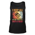I Keep All My Dad Jokes In A Dad-A-Base Vintage Father Daddy Unisex Tank Top