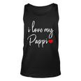 I Love You My Pappi Best Dad Daddy Day Unisex Tank Top